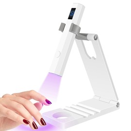Fuori Shosha LED & UV Nail Light, Pen Shape, Gel Nail Light, with Stand, Nail Light, Quick Drying, Handy UV Light, LED Light, Portable Nail Light, USB Cordless, Curing Light, For Resin, Gel Nail