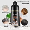Champú Tinte Negro Con Aceite De Coco Mokeru 3 En