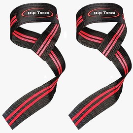 Rip Toned Performance Wrist Straps For Weightlifting - 23" Weight Lifting Straps for Men, Women (Padded) - Cotton Gym Wrist Wraps for Deadlift, Strength Training, Powerlifting, Bodybuilding