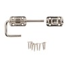 National Hardware N238-972 V800 Sliding Door Latch in Nickel