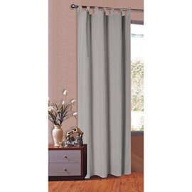 Curtain opaque matte plain curtain with loops. Made from elegant micro satin micro fibre fabric. 20400., 245 x 140 cm