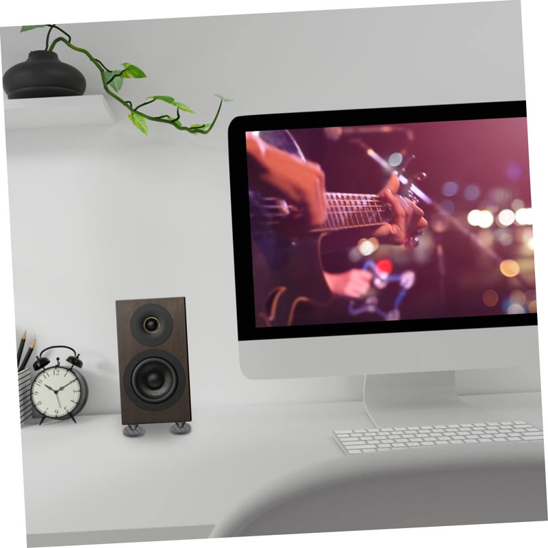 CIYODO 4pcs Speaker Isolation Spikes Pads Mat Base Kit for