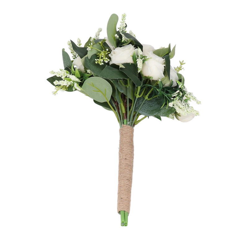 Wedding Bouquet Artificial Fake Flower Bouquet Romantic Bridal Hand Bouquet