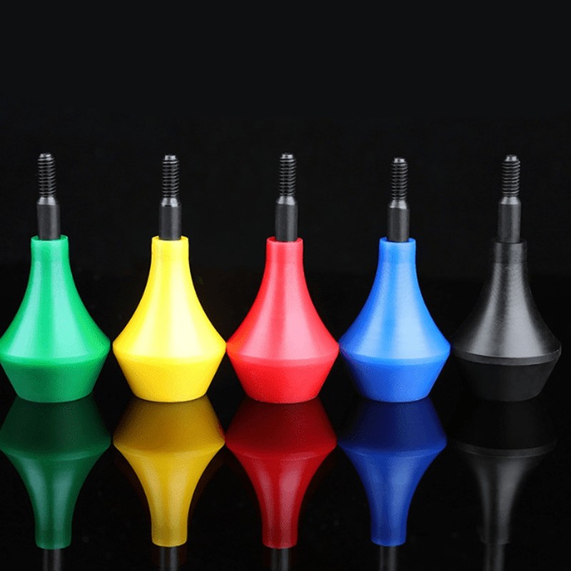 10PCS Archery Arrow Head Safety Arrow Tips Screw in Nylon
