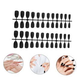 FRCOLOR 1set Ultra-thin Ballet False Nails Matte Coffin Design for Women Easy to Apply Press Nail Art for Stylish Manicure