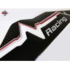 BIKE-label Side Tank Pad Carbon Stripes Red Compatible with Honda