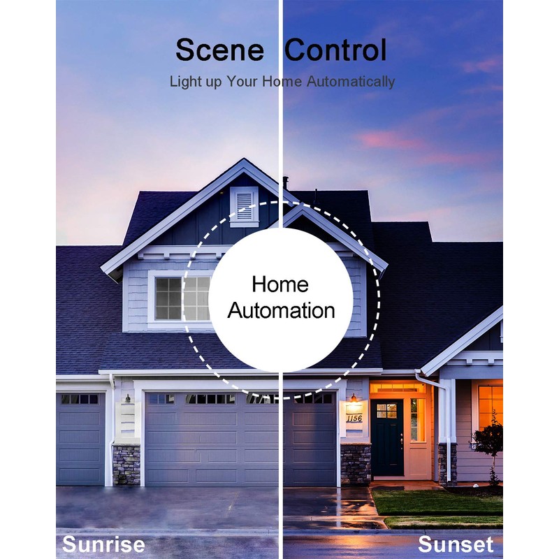 Smart Light Switch, Thinkbee 2.4Ghz WiFi Wireless Light Switch kit,