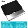 Naukay Laptop Sleeve Case, 15.6 Inch,Resistant Neoprene Notebook Computer Pocket