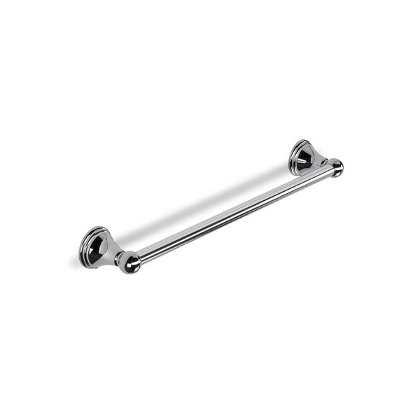 Croydex Westminster Wall Mounted Towel Rail with Zinc Alloy Construction, Chrome