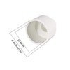 sourcing map 40mm x 20mm PVC Reducing Coupling Hub by