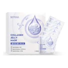 Seyoul Mascarilla De Gelatina Hidratante, 5 Mascarillas/caja Normal