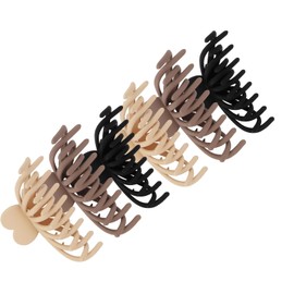 Exipsat 6 Große Haarklammer, Oktopus - Design Haarspangen Damen, Rutschfeste Haar Klaue für Dickes Haar, Haarstyling Zubehör