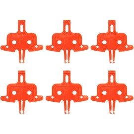 Bicycle Brake Pad Spacer, 6Pcs Bicycle Brake Spacer Disc Bike Disc Brakes Pads Bike Disk Brake Spacer Bike Brake Pads,Hydraulic Bicycle Disc Brake Pads Spacer,Mountain Road Bike Disc Brakes Parts