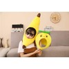 Bestmaple Lemon Kigurumi CAP Plush Headboard, Cute, Fluffy, Fluffy, Cap,