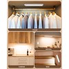 SURAIELEC Rechargeable Under Cabinet Light with Wall Switch, 3500mAh Under