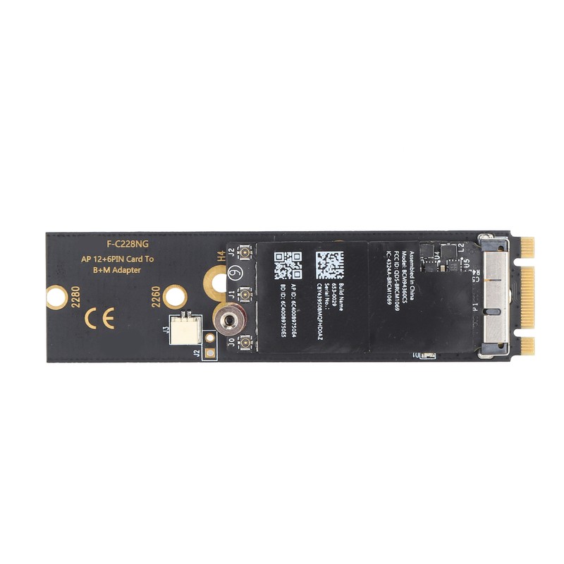Card Adapter BCM94360CS WLAN Card to M.2 NVME SSD NGFF