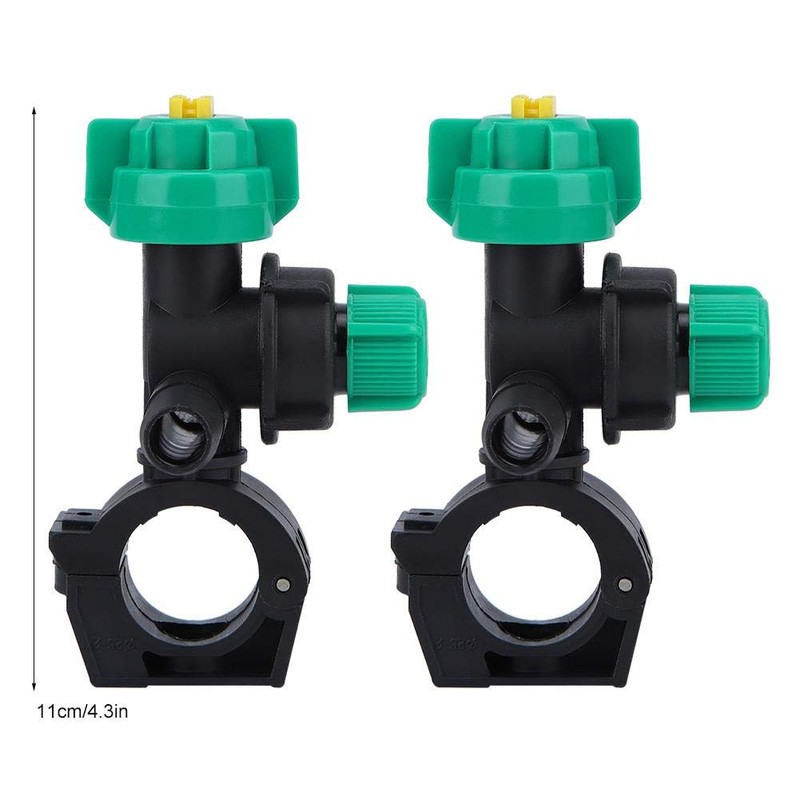 AUNMAS Fan Misting Nozzle, 2Pcs External Thread Agricultural Sprayer Fan