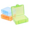 Hohopeti 3pcs Transparent Storage Box Set Clear Plastic Organizing Containers