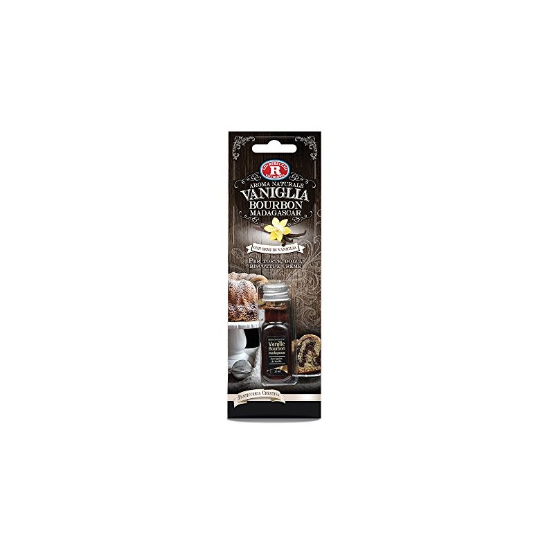 Rebecchi Vaniglia Naturale Aroma Bourbon con Grani Ml20 - Pacco
