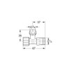 Grohe 43821000 Angle Valve