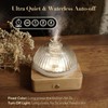 Glass Dome Essential Oil Diffuser with Glass Reservoir & Wood