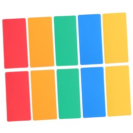 CAXUSD Flexible Magnet Memo Tags 10pcs Dry Erase Labels Erase Markers Wipe-Off Stickers for Whiteboard Refrigerator Cabinets