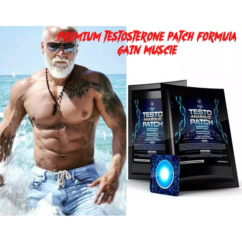 ANABOLIC PATCHES PREMIUM TEST BOOSTING dietary SUPPLEMENT supports MUSCLE $59.99