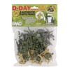 BMC WW2 D-Day Plastic Army Men - 34 American, British,