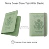 WALNEW Passport Holder for Travel, RFID Passport Cover Wallet for