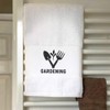Azeeda 'Gardening Tools Design' Hand/Guest Towel (TL00080307)