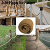 Twisted Manila Rope 1-1/2 Inch x 50 Feet, Nature Jute