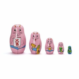 Happy New Rabbit MIDORI KOMATSU Happy New Rabbit Matryoshka