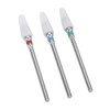 3pcs Ceramic Nail Drill Bit Set Gel Removal Nail Polishing