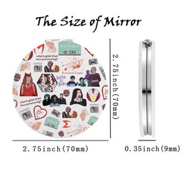 Lywjyb Birdgot Famous Movie Inspired Mirror Psychic Gift for Women 1989 Witch Fans (1989 Witch Mirr)