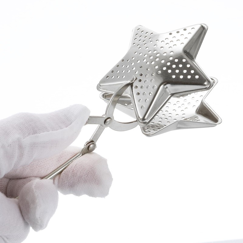 sourcing map 1 Pcs Star Snap Tea Ball Infuser with