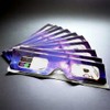 Paper Cardboard Galaxy Print Line Diffraction Glasses - 20 Pack