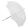 Lace Wedding Umbrella Romantic Embroidery Flower Bridal Umbrella Ergonomic Handle