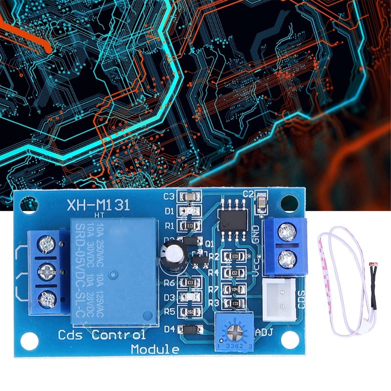 Eujgoov Photosensitive Resistor Module DC 5V Photoresistor Relay Switch One