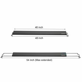 AQUANEAT Aquarium LED Light Multi-Color Full Spectrum 12 20 24 30 36 48 Inch - 48"-54"