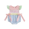 Kuriozud My First Easter Baby Girl Outfit Jesus Loves Me