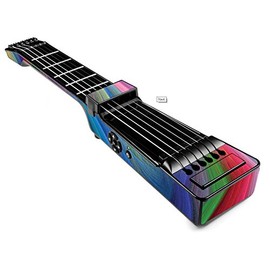 MightySkins Skin Compatible With Jamstik+ Portable SmartGuitar - Rainbow Waves | Protective, Durable, and Unique Vinyl Decal wrap cover | Easy To Apply, Remove, and Change Styles | Made in the USA