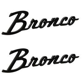 2021-2024 Ford Bronco Classic Gloss Black Fender Badge Kit M-1447-BSGS