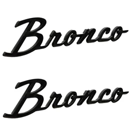 2021-2024 Ford Bronco Classic Gloss Black Fender Badge Kit M-1447-BSGS