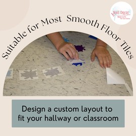 Stomp Bugs Sensory Path Floor Decals for Kids - Die-Cut Vinyl Sensory Walk Decals - Education Sensory Walking Path Stickers - Daycare & School Hallway Decor - Classroom Floor Stickers - 40PC