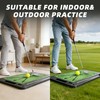 Kasinali Golf Hitting Mats Practice Mat Outdoor Indoor Training Chipping