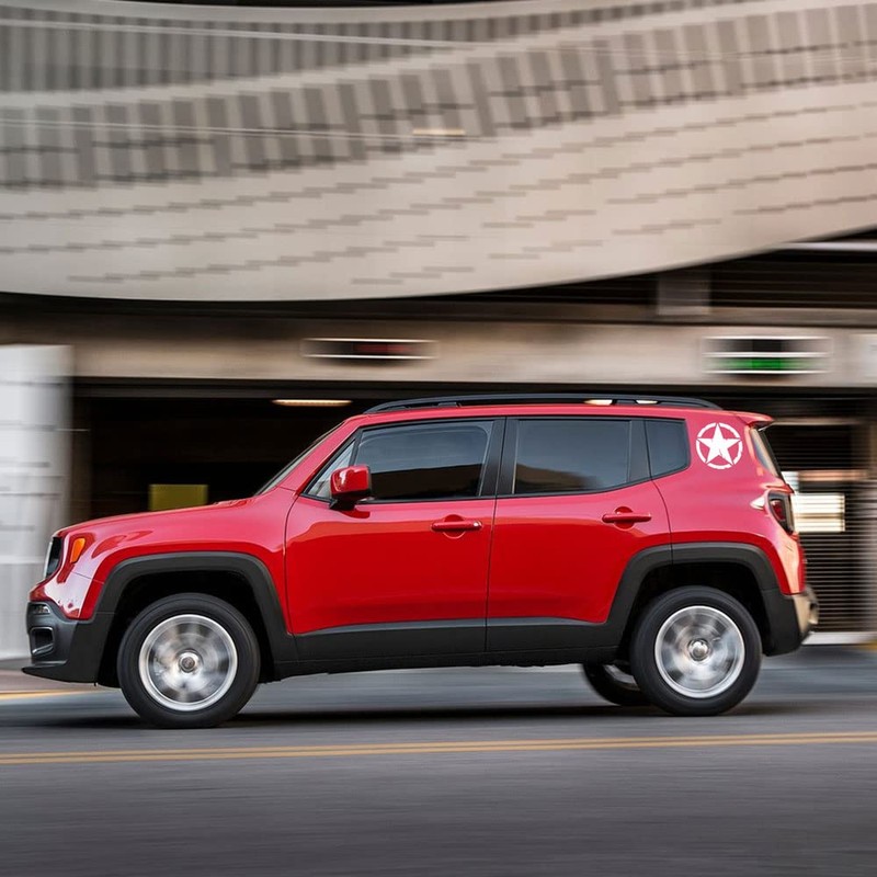 4R Quattroerre.it 17091 Stickers Army Star for Jeep Renegade, Diameter