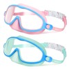 Vvinca Kids Swimming Goggles with Nose Guard