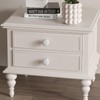 goldenwarm 10 Pack White Drawer knobs Round Glossy White Cupboard