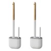 Toilet Brush Set2-Wood