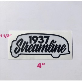 Streamline 1937 Streamline Black Sticker Made In America
